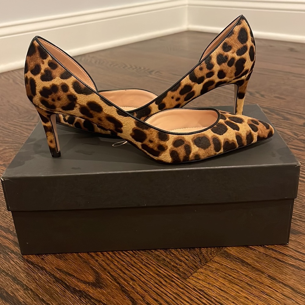 NWT - J. Crew leopard heel - calf hair - Picture 2 of 6